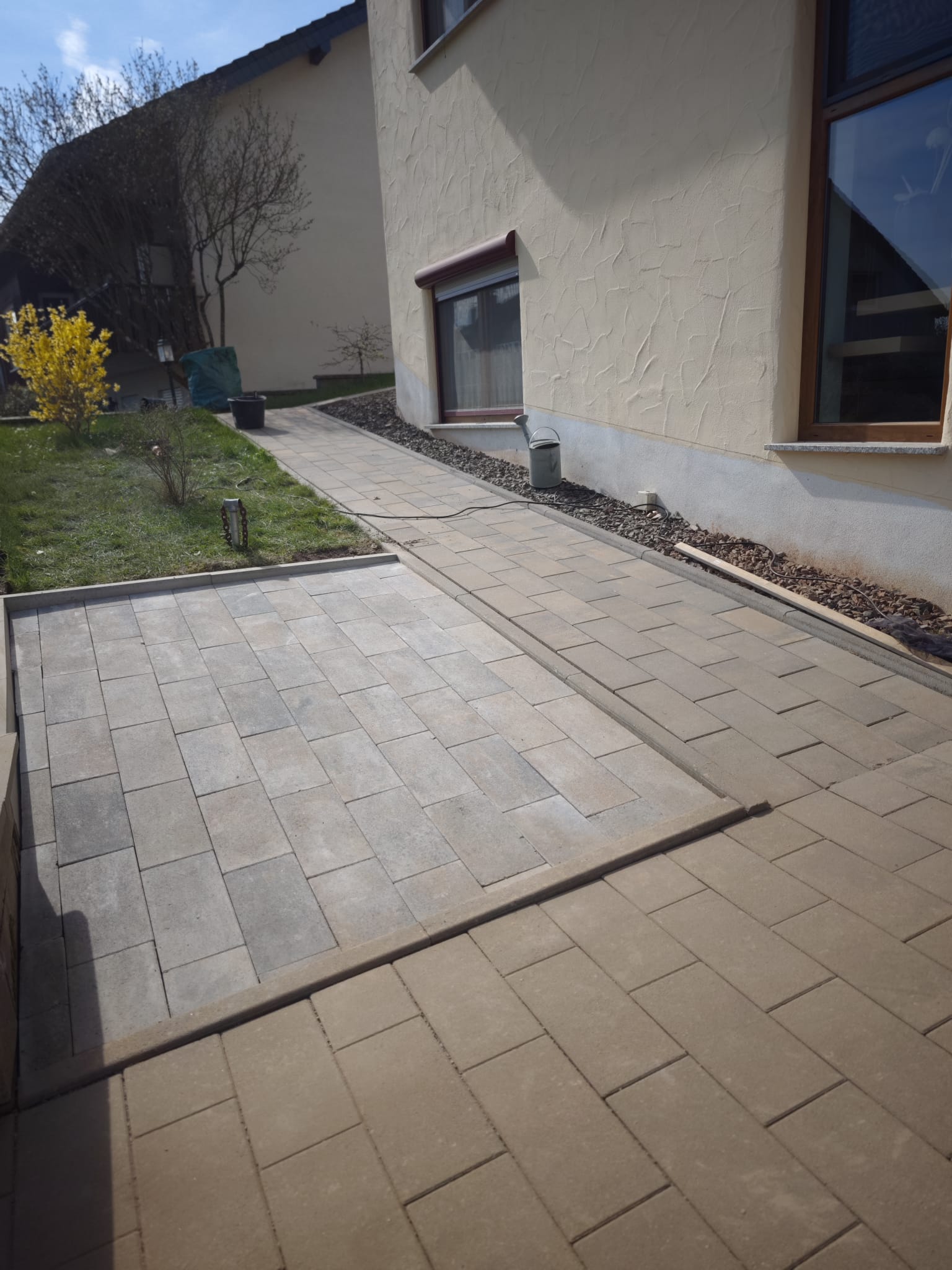 Terrasse fertiggestellt